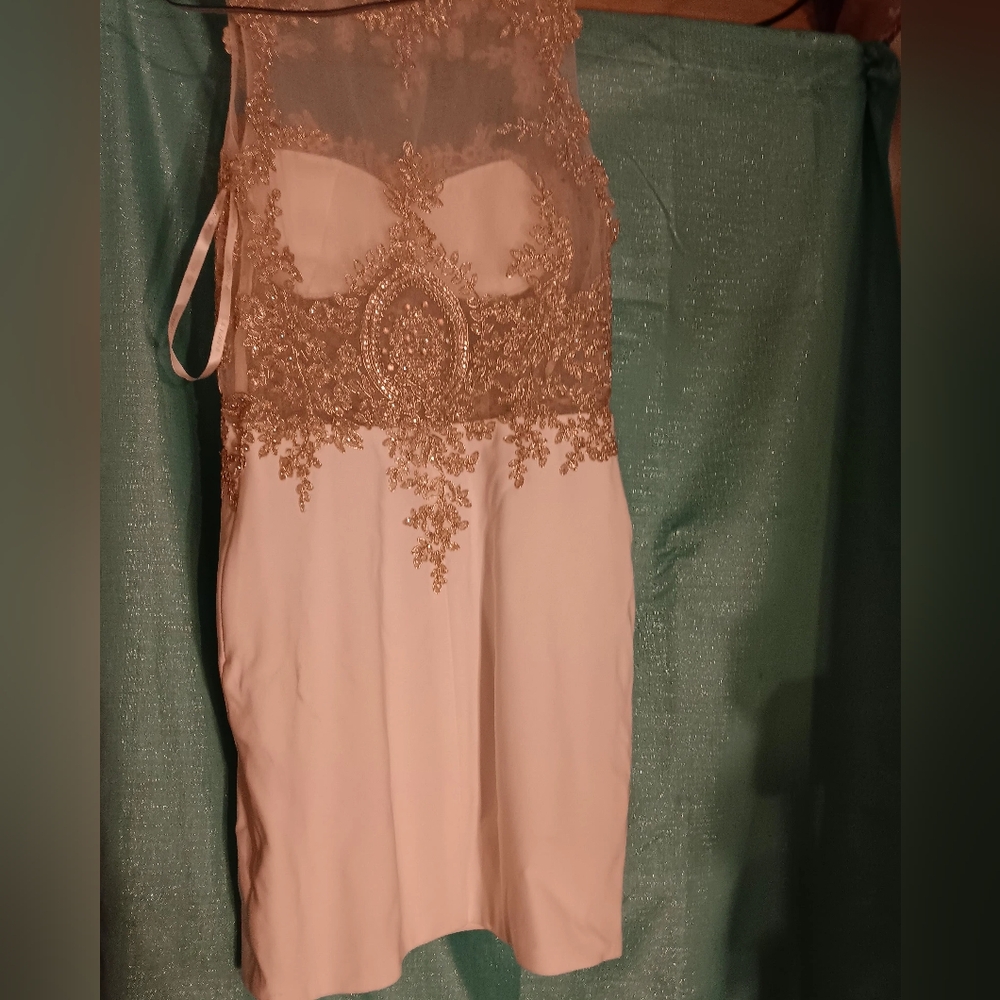 Jovani embroidered cocktail dress